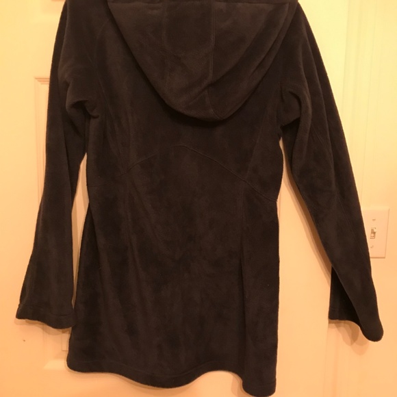 Columbia black fleece long zipper sweater - Picture 2 of 6